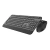 PCBuilder ALPHA Conjunto silencioso inalámbrico de teclado y ratón