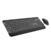 PCBuilder ALPHA Conjunto silencioso inalámbrico de teclado y ratón