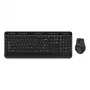 PCBuilder ALPHA Conjunto silencioso inalámbrico de teclado y ratón