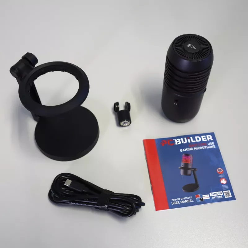 PCBuilder CAST CORE Micrófono gaming USB