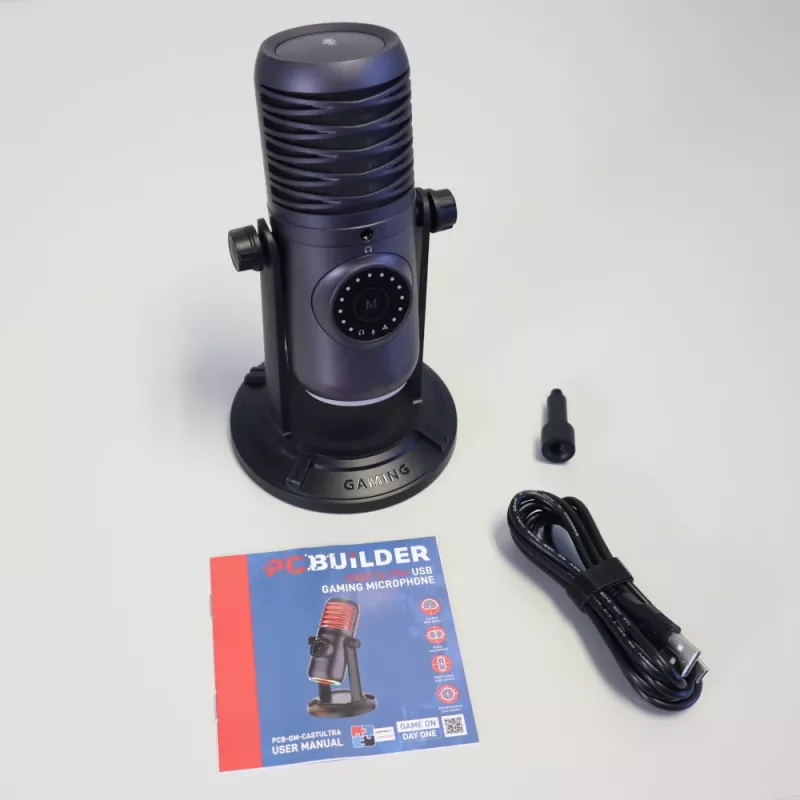 PCBuilder CAST ULTRA Micrófono gaming USB