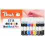 Peach 321707 Botella de recarga de tinta estándar 70 ml pack de 7 multicolor