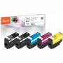 Peach PI200-773 pack de 5 cartuchos de tinta compatibles para Epson Expression Premium XP-6000/XP-6005/XP-6100/XP-6105 (negro, negro foto, cian, magenta, amarillo) - alto rendimiento, sustituye a Epson 202XL