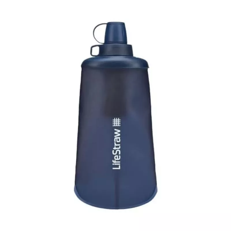 LifeStraw Peak Squeeze Filter Bottle, 650 ml, Mountain Blue