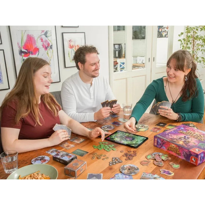Pegasus Spiele Boss Fighters QR Juego de cartas cooperativo (51270G)