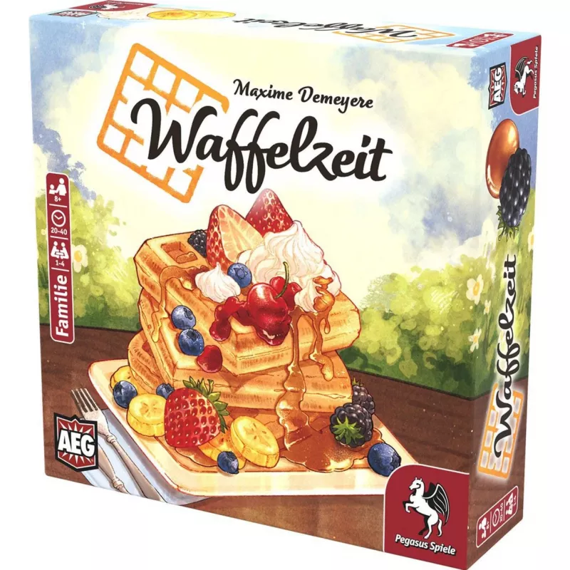 PEGASUS Waffle Time Gofrera con forma de corazón, 930 W, antiadherente, acero inoxidable