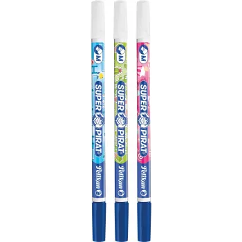 Pelikan 603225 Rotulador mediano azul pack de 3