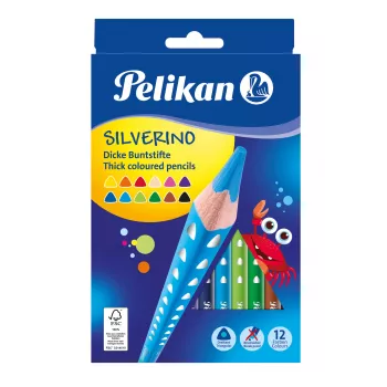 Pelikan 700627 Lápices de colores - set de 12 colores diferentes