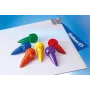 Pelikan 804073 Ceras de colores pack de 6 colores surtidos en caja de cartón