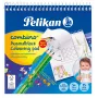 Pelikan 811231 Set de libro para colorear, 15 páginas, niños/niñas, lápices de colores incluidos, set de dibujos para colorear