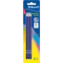 Pelikan 978783 Lápiz hexagonal de grafito 2B, azul, madera con certificación FSC, Alemania, blíster