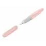 Pelikan Griffix Pluma estilográfica con sistema de cartuchos rosa plumín mediano para principiantes diestros 822213