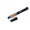 Pelikan griffix® estilográfica para zurdos - negro neón - tinta azul - sistema de cartuchos - carcasa de plástico - plumín de acero inoxidable - zurdos (820356)