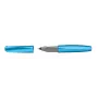 Pelikan Souverän K200 bolígrafo de bolsillo giratorio - azul mármol - apliques dorados - punta mediana - recargable - Made in Germany