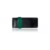 Pelikan TG32 Estuche de cuero auténtico para bolígrafos negro-verde 924092