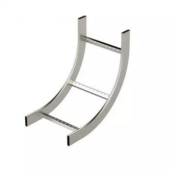 Peltaco KSVI-300 R=300 HDG escalera curva vertical interior 90° 300mm de ancho