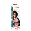 Pentel 4 set de bolígrafos de gel EnerGel BL77 turquesa gris rosa lila 0,35 mm