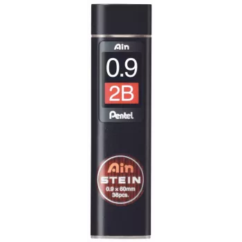 Pentel Ain Stein C279 Recambio de minas 2B 0,9 mm 36 minas tubo