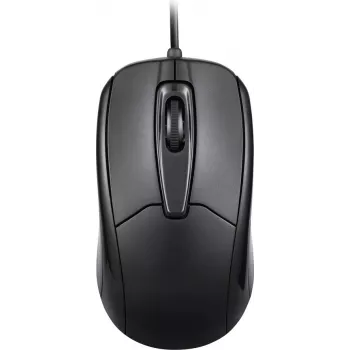 Perixx PERIMICE-209 P ratón óptico con cable negro, 3 botones, 1000 DPI, USB, ambidiestro 10442