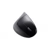 Perixx PERIMICE-713 Ratón vertical inalámbrico ergonómico, diestro, óptico, 2000 DPI, 2,4 GHz, receptor nano, Negro