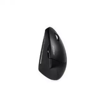 Perixx PERIMICE-713 Ratón vertical inalámbrico ergonómico, diestro, óptico, 2000 DPI, 2,4 GHz, receptor nano, Negro