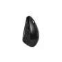 Perixx PERIMICE-713 Ratón vertical inalámbrico ergonómico, diestro, óptico, 2000 DPI, 2,4 GHz, receptor nano, Negro