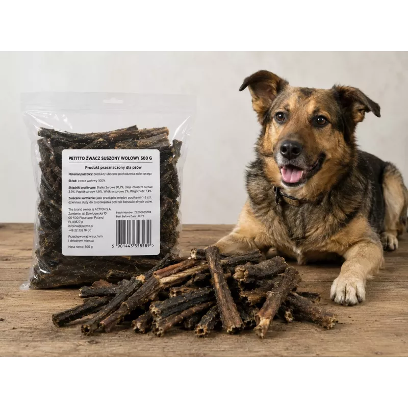 PETITTO Snack de ternera seca 500g