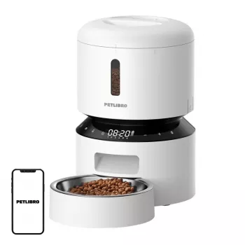 PETLIBRO Granary Comedero para mascotas 3L (Blanco)
