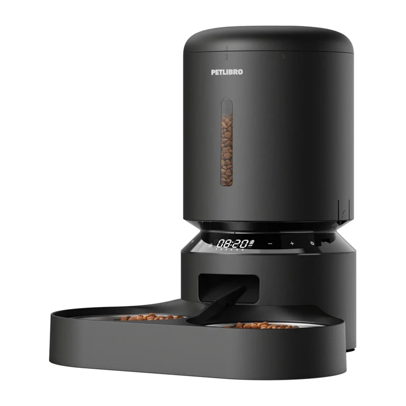 Comedero PETLIBRO Granary 5L con doble cuenco (negro)
