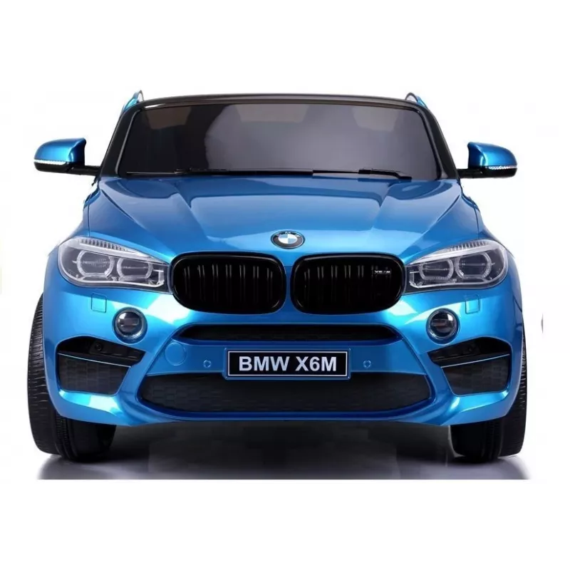 PETMEX Coche infantil a batería BMW X6M azul pintado