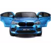 PETMEX Coche infantil a batería BMW X6M azul pintado