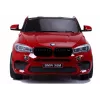 PETMEX Coche a batería BMW X6M SUV nuevo con luces LED y MP3 rojo pintado