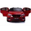 PETMEX Coche a batería BMW X6M SUV nuevo con luces LED y MP3 rojo pintado