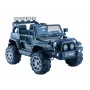 PETMEX Jeep a batería HP012 para niños con luces LED y MP3, negro