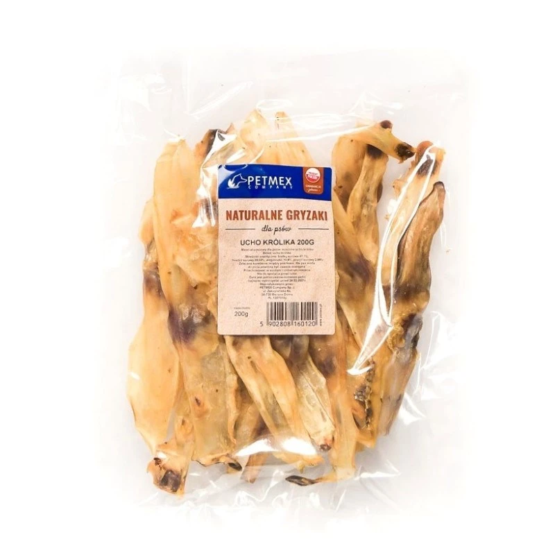 Oreja de conejo para masticar para perros PETMEX 200g