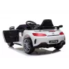 PETMEX Mercedes-AMG GTR coche eléctrico infantil 12V para conducir - blanco