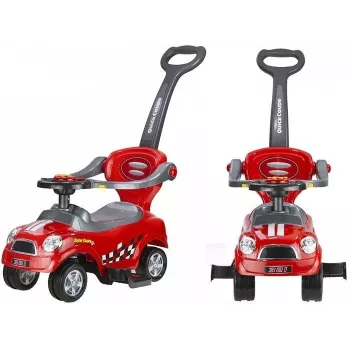 PETMEX Ride-on con guía Rojo