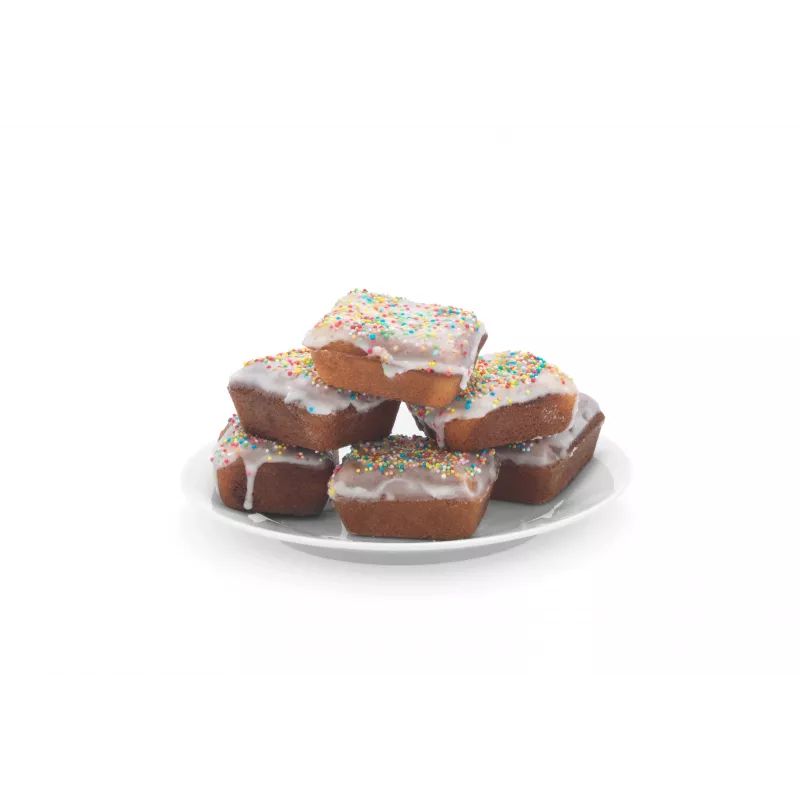 Petra PT5921DEKF Cake Maker – 7 minipasteles/cupcakes/donuts, 700W, antiadherente, negro
