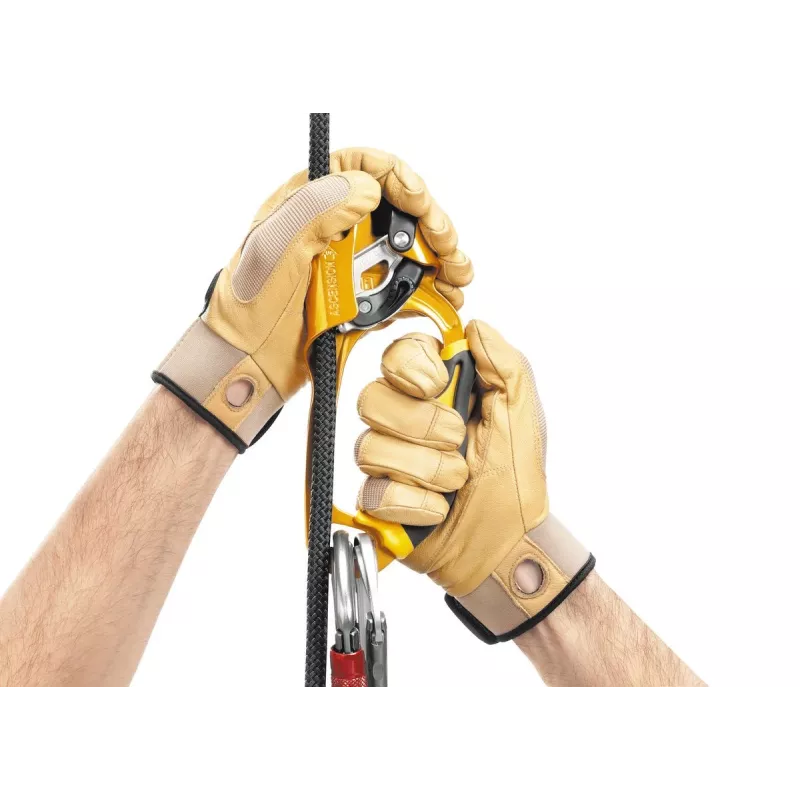 Petzl B17ALN dispositivo de aseguramiento con freno para cuerdas simples 8,5-11 mm