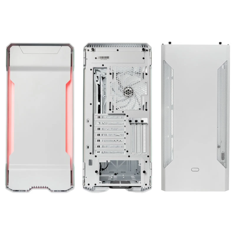 Phanteks Enthoo Evolv X Caja semitorre, RGB, cristal templado, blanco mate