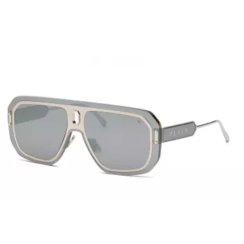PHILIPP PLEIN MAN SPP050-99579X Gafas de sol negro acetato lente gris 57mm