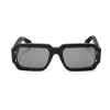 PHILIPP PLEIN MAN SPP150-670703 Gafas de sol rectangulares montura negra lentes grises 67/11/145 mm