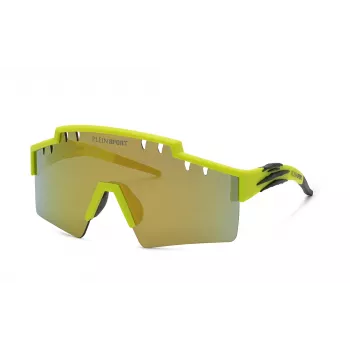Gafas de sol de hombre PHILIPP PLEIN MAN SSP001-991KCX oversized shield negro gris UV400
