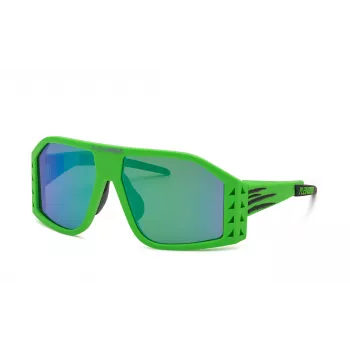 Philipp Plein Gafas de sol hombre SSP002-6195GV piloto/aviador negro acetato gris degradado UV400