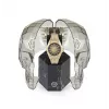 Philipp Plein reloj para hombre PWPMA0324 43mm esfera esqueleto negra correa de silicona