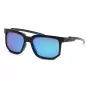 Philipp Plein Sport Gafas de sol rectangulares de hombre SSP011-56Z42Z - Montura negra Lentes grises 56/18/135 mm