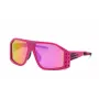 Philipp Plein Sport Gafas de sol de hombre SSP002616YLR - Montura rectangular negra con lentes grises