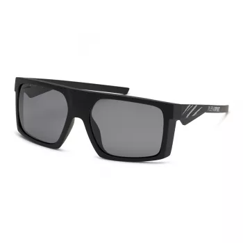 PHILIPP PLEIN SPORT gafas de sol hombre SSP009-58U28P - Montura rectangular de cerco completo, lentes grises, protección UV400