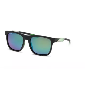 Philipp Plein Sport gafas de sol hombre SSP010-56U28Z - Montura de acetato negra, lentes de policarbonato grises, 56/19/135 mm