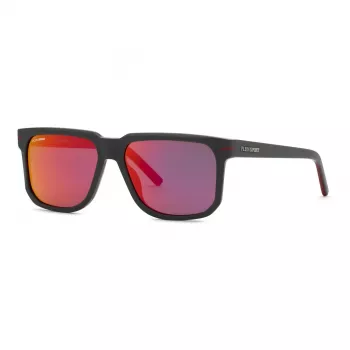 Philipp Plein Sport Gafas de sol de hombre SSP037-59L46P - Montura negra, lente Smoke Grey degradada - 59/16/150 mm